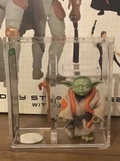 Vintage Star Wars Figure Yoda AFA Graded 80