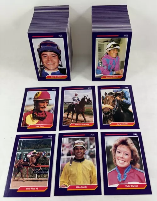 JOCKEY STAR CARDS DAILY RAING FORM (Horse Star 1992) Complete Card Set (1-300)