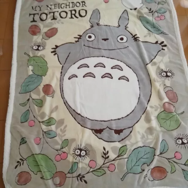 My Neighbor Totoro Ghibli Totoro Blanket H200×W140cm (Leaves & Nuts)