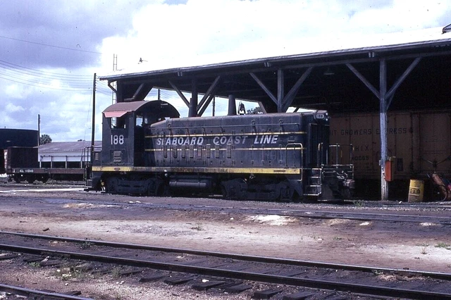 ORIGINAL 1973 RAILROAD SLIDE SEABOARD COAST LINE 188 Sanford FLORIDA ex Atlantic