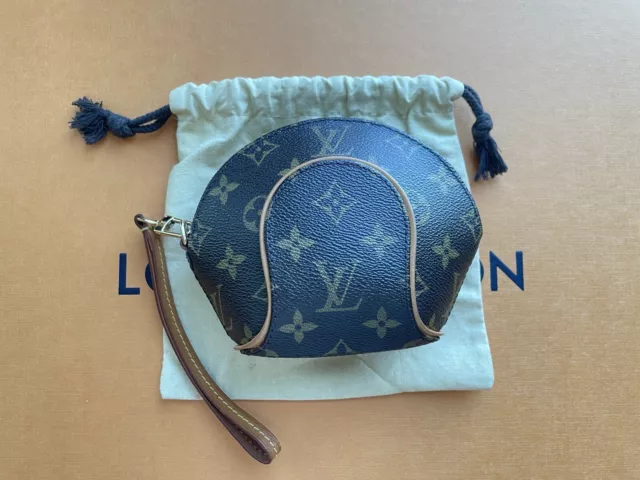 Authentic Louis Vuitton Rare Mini Ellipse Pouch Bag Purse Monogram Canvas