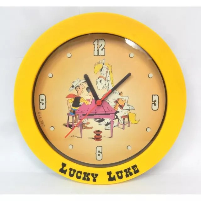 Pendule Horloge Murale Quartz Lucky Luke