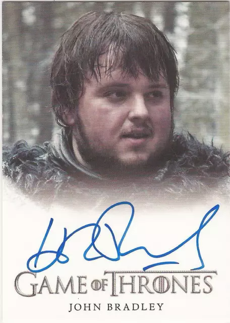 Game of Thrones Season 3 - John Bradley "Samwell Tarly" Autograph Card
