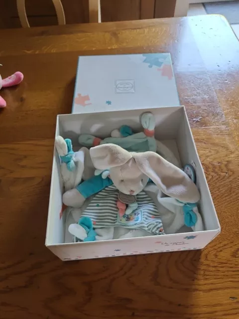 Doudou et Compagnie Lapin plat Puzzle happy ÉTAT NEUF JAMAIS UTILISÉ EN BOITE