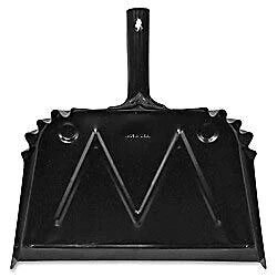 Genuine Joe Heavy-Duty Metal Dustpan, Black - 85151
