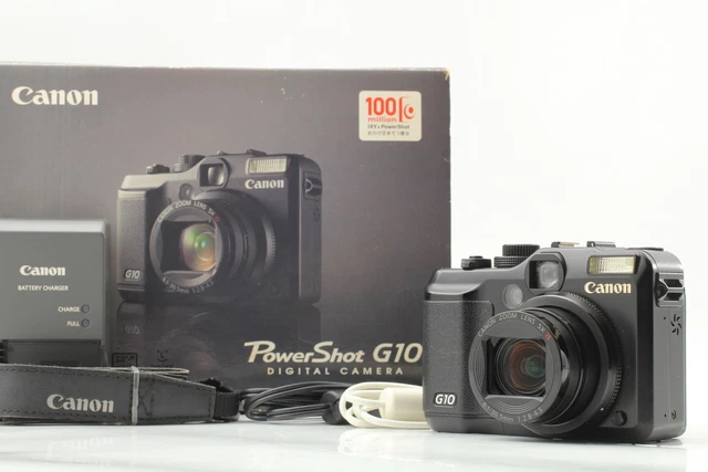 [Near MINT in Box] Canon PowerShot G10 14.7MP Digital Camera Black From JAPAN