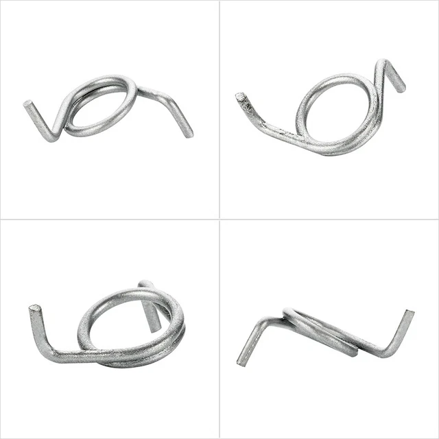 4x Türschloss Antriebsfedern Metall - Ersatzfedern Für Auto-Türschlösser