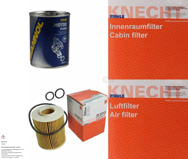 MAHLE / KNECHT Set d'inspection Ensemble de Filtres SCT Lavage moteur 11606354