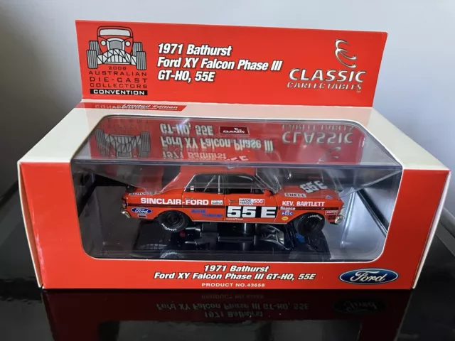 1:43 Classic Carlectables Ford XY GTHO Falcon #55E Kevin Bartlett 1971 Bathurst