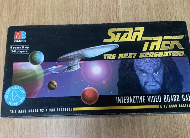 Mb Games- Vintage - Star Trek - The Next Generation Innteractive Game - 1994