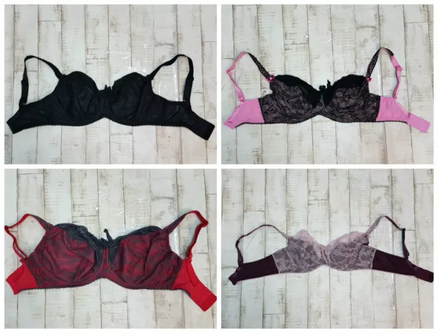 Fanciful Bra by Bravissimo LN186 IN BLACK/PINK COLOUR !!!! AA-6