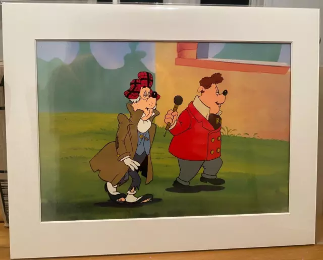 Disney's DuckTales - Animation Art Original Production Cel of Duckworth & Robin