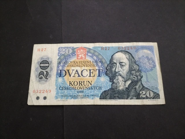 Czechoslovakia 20 Korun 1988