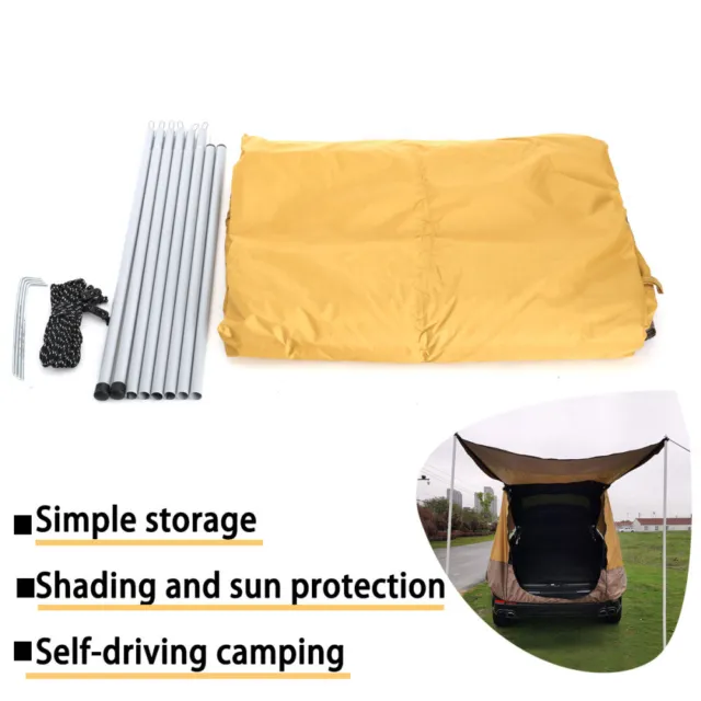 TENDA POSTERIORE AUTO impermeabile outdoor auto tenda SUV portellone  protezione solare EUR 180,01 - PicClick IT