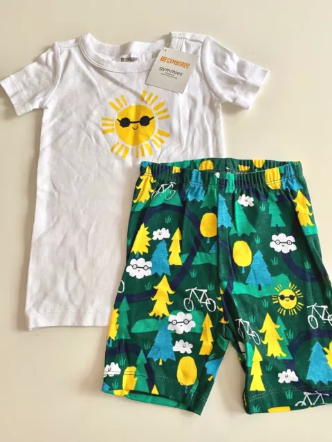 NWT Boys 2 Piece Gymboree GYMMIES Sleepwear SUMMER Sun OUTDOORS 2T 2 T