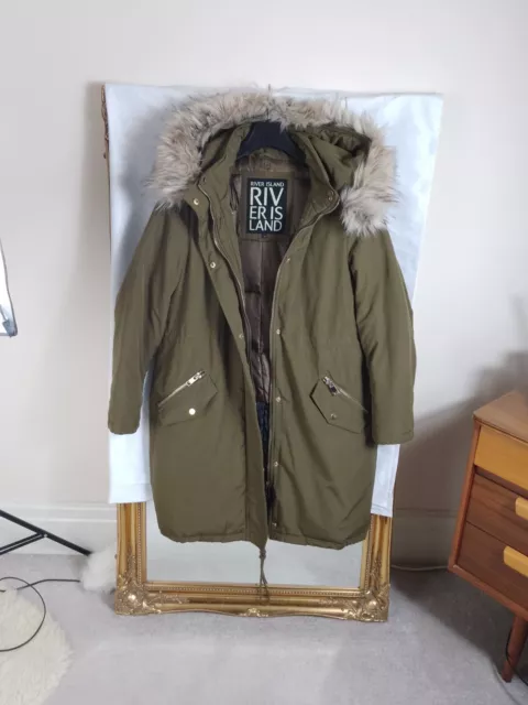River island bruce parka hotsell
