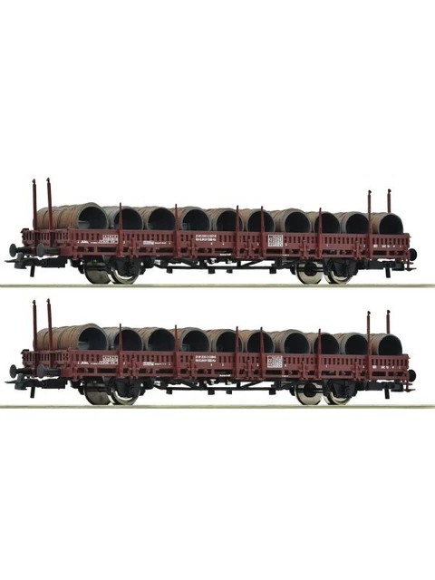 Roco HO – Lot De 3 Wagons DB à Toit Coulissant (époque 4) Réf 66183