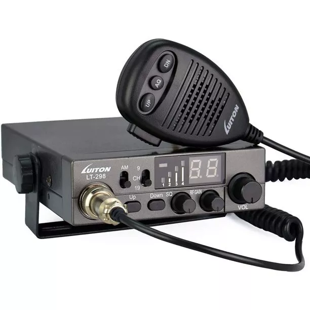 CB Radio LT-298 40-Channel Compact Design with External Speaker Jack #1