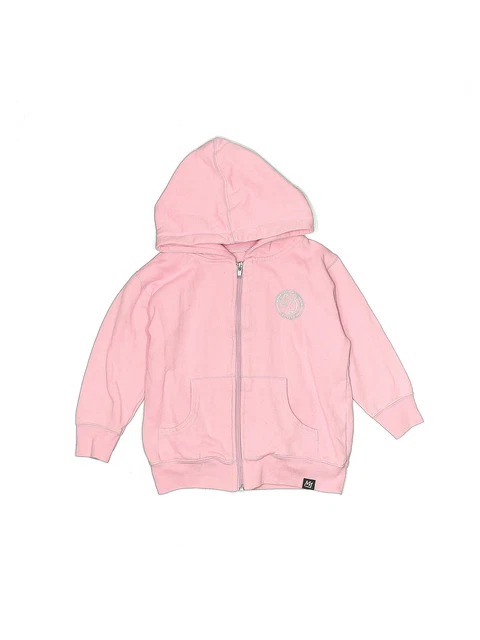 Assorted Brands Girls Pink Zip Up Hoodie 4