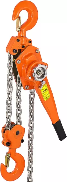 Lever Chain Hoist 3/4 Ton 1650LBS Capacity 10 FT Chain Come along with Heavy Dut