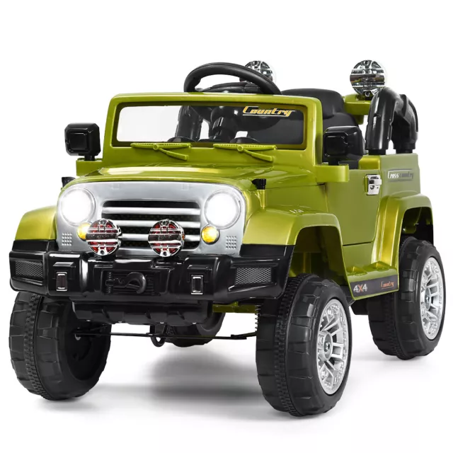 12V Jeep Electric Vehicle Ride on Battery Powered Kids Car w/Remote Control