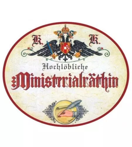 Ministerialräthin Nostalgieschild