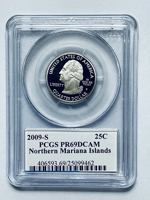 2009-S Northern Mariana Islands Territorial Quarter PCGS PR69DCAM