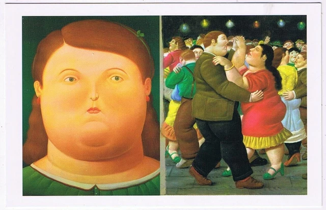 Postcard Art Obras del Artista Works Of The Artist Fernando Botero