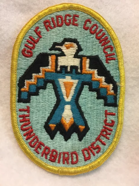 (jab-16) Boy Scouts -      Gulf Ridge Council - Thunderbird District patch