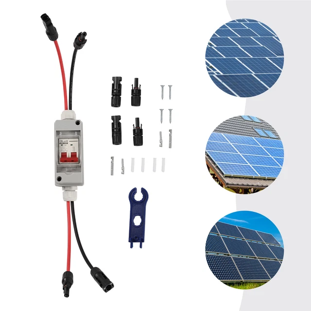 DISCONNECT SWITCH DC 12V400V IP65 Miniature Circuit Breaker For Solar