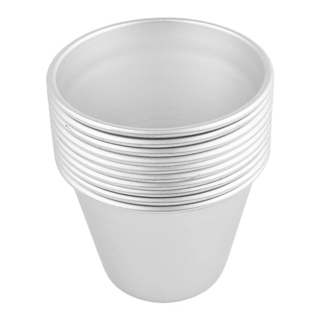 Moule à Muffins En Aluminium 24 Pack Antiadhésif Moules à Cupcakes Réutilisables Outils De Cuisson Moule à Cupcakes En Aluminium Pour Cuisson Tartes Cupcakes Mini Gâteaux Pudding Gelée Et Chocolat