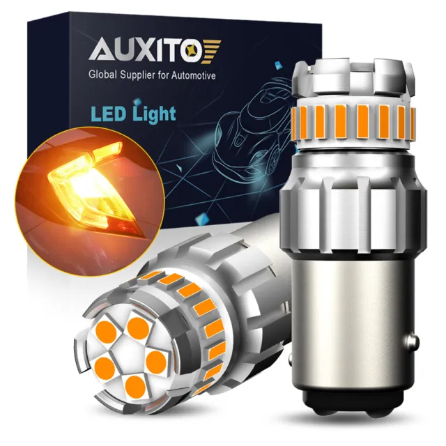 2/4/6X LED Front Turn Signal Light Bulb for Honda Accord 98-2015 1157 Amber