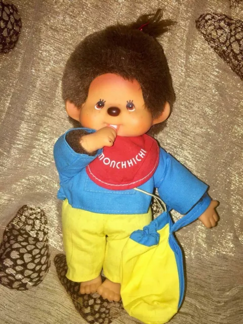 Original Sekiguchi MONCHHICHI Figur Monchichi *Rarität* #a088