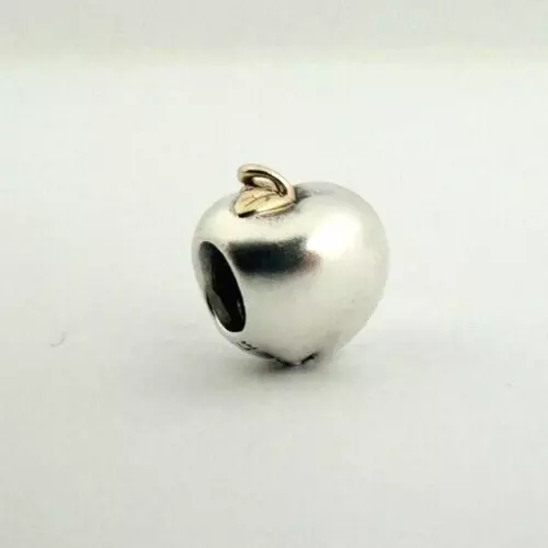 Authentic Pandora Apple of My Eye Charm 14k Gold & Sterling Silver ALE 791026