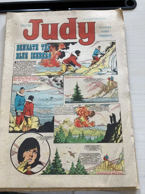 judy comic 14th october 1967  Vintage