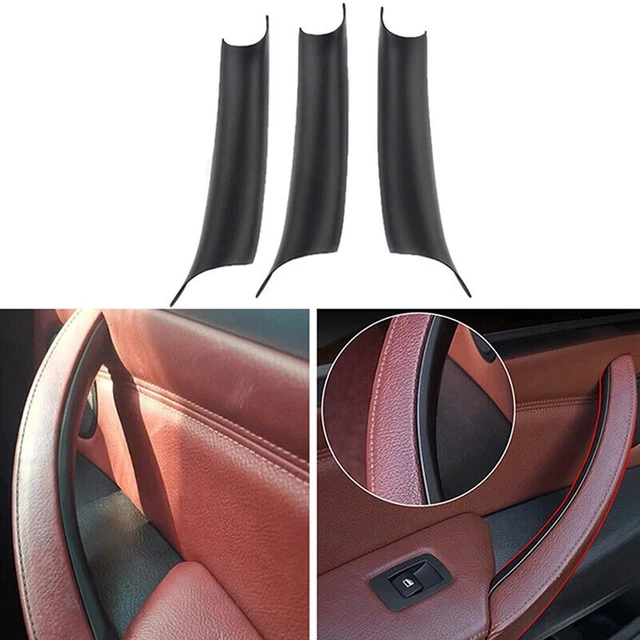 HOUSSE DE POIGNÉE de porte de voiture brillante noir ABS pour Honda CR