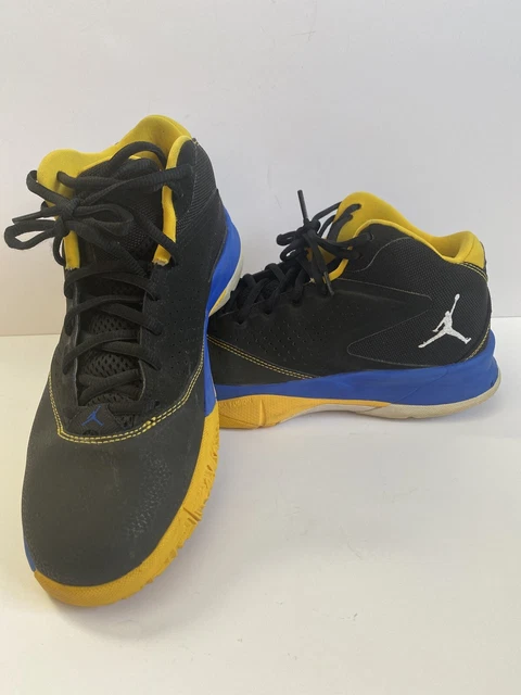 JORDAN COURT VISION 99 Black Yellow Game Royal 616777 089 SZ 8