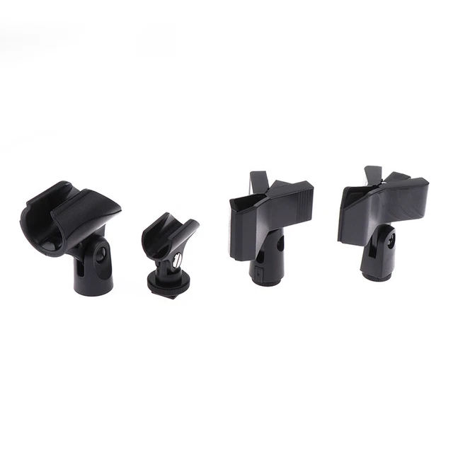 1Pc Microphone Clip Universal Spring Clip Flexible Mic Holder Clamp Stand Ho LEI