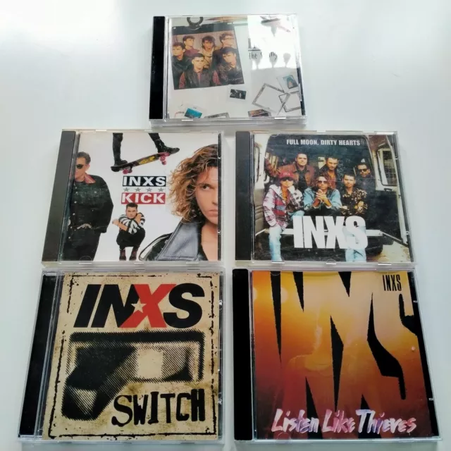 INXS CD Bundle Kick, The Swing, Switch, Listen Like Thieves, Vollmond Restposten U2