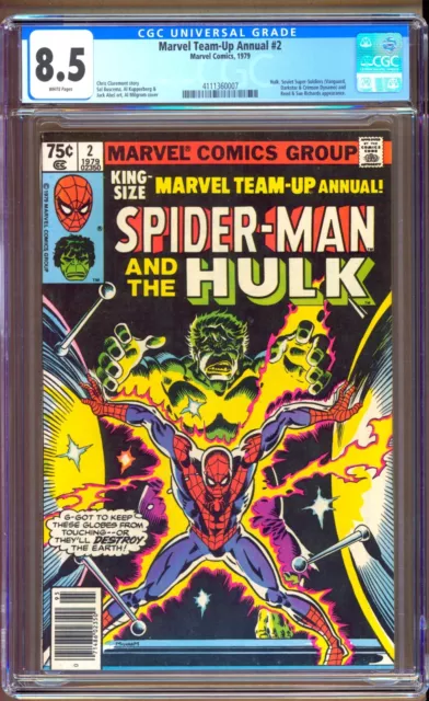 Marvel Team-Up Annual #2 (1979) CGC 8.5  WP  Claremont - Kupperberg  "Hulk"