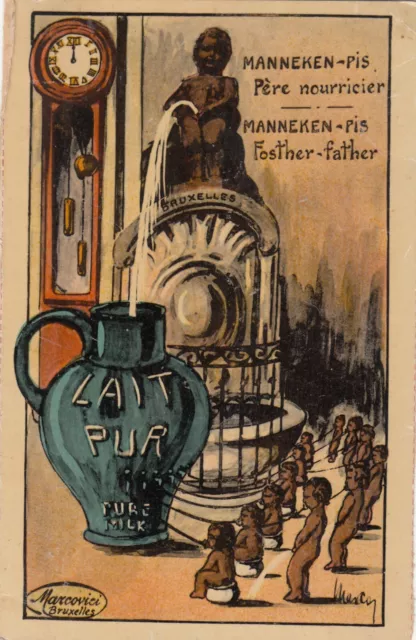 alte AK - Belgien - Brüssel - Bruxelles - Manneken - Pis - 1931