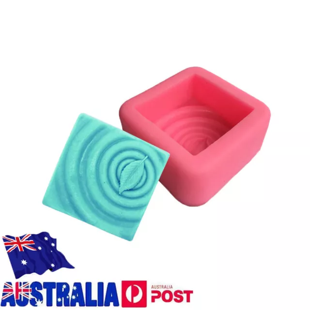 Square Leaf Silicone Soap Molds Soap Making Molds Craft Art Resin Mould Tool DM