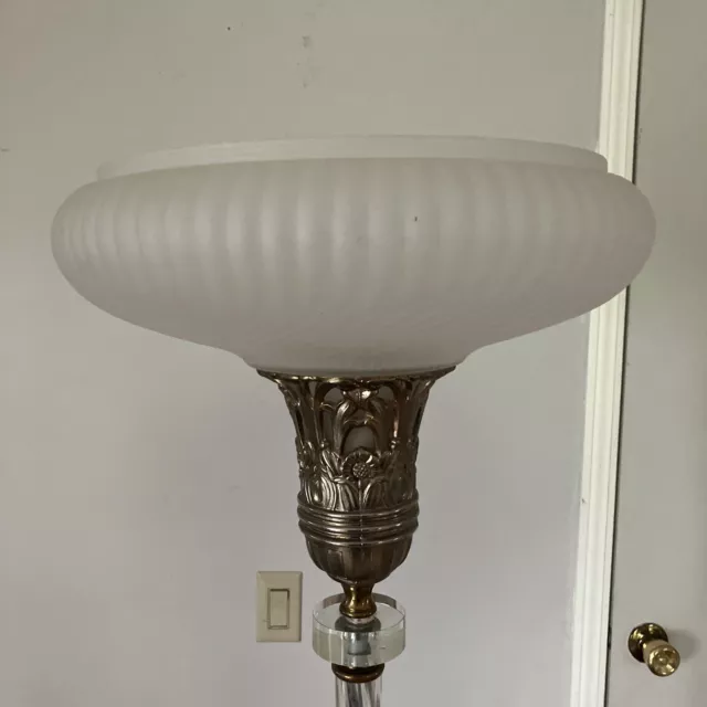 Antique Torchiere Lamp Shade