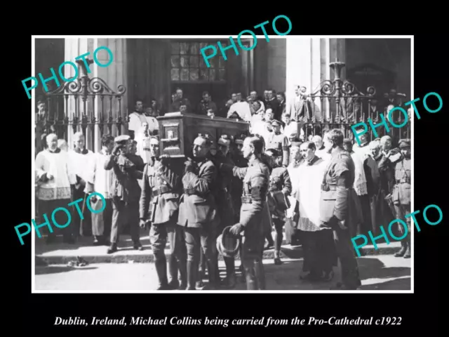 Old Photo Of Dublin Ireland Funeral Of Irish Leader Michael Collins 1922 2