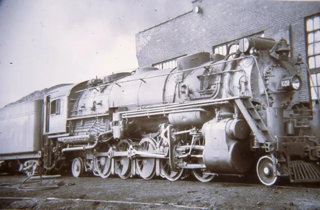 Duplicate Railroad Train Slide #653 MAINE CENTRAL  2-10-2 WATERVILLE, ME  1948