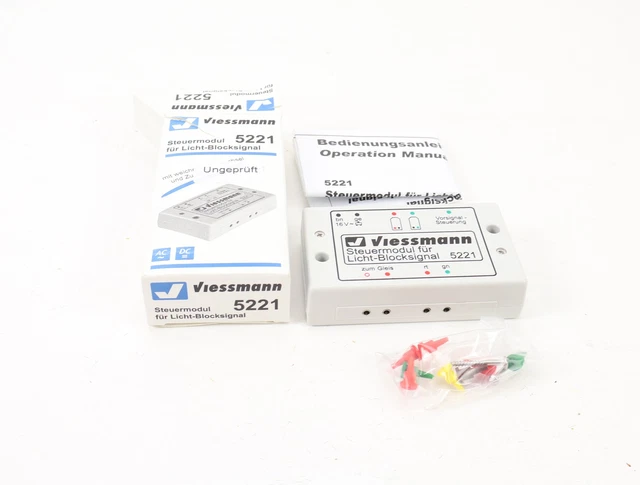 Viessmann 4012 Signal lumineux d'entrée, avec fonction, échelle H0 - Lokschuppen Berlinski