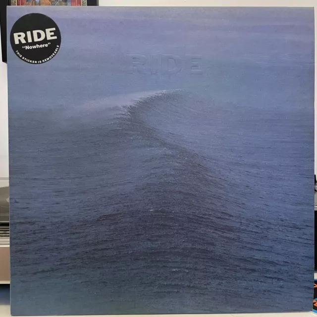 RIDE Original Issue NOWHERE Vinyl LP Creation records Shoegaze Monster