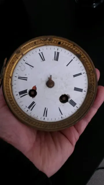 Mecanisme De Pendule Horloge France Xix Em Siecle  Dd