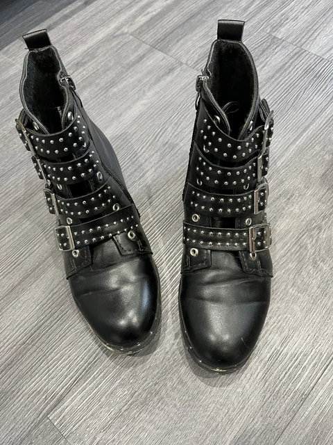 Bottines Plates Rock And Roll Pointure 38 Noir Tres Bon Etat Fashion