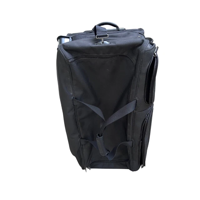 Preowned Tumi Alpha Large Wheeled 30" Split Rolling Duffel Bag Black 22041D4